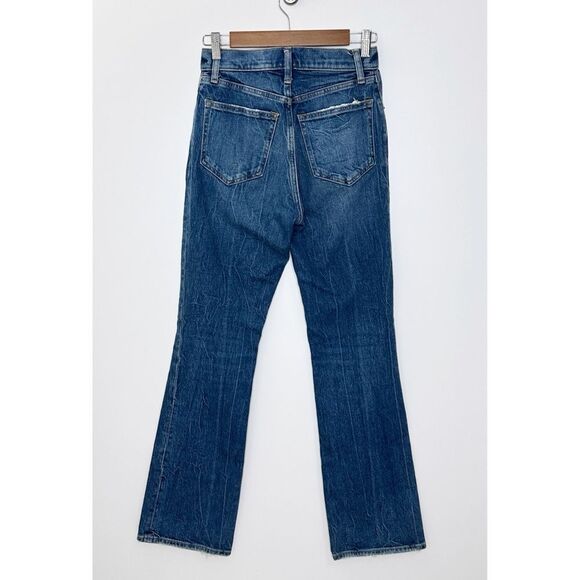 Abercrombie & Fitch 70s Vintage Flare Ultra High Rise Size 25/0 Short - Picture 3 of 8